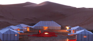 tent in the desert