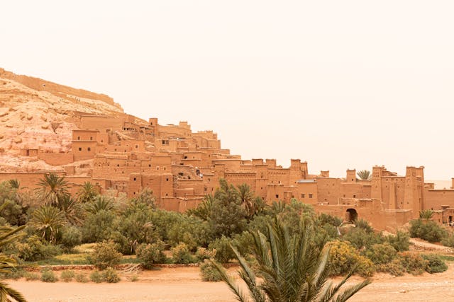 Kasbahs in Ait Ben Haddou in Morocco