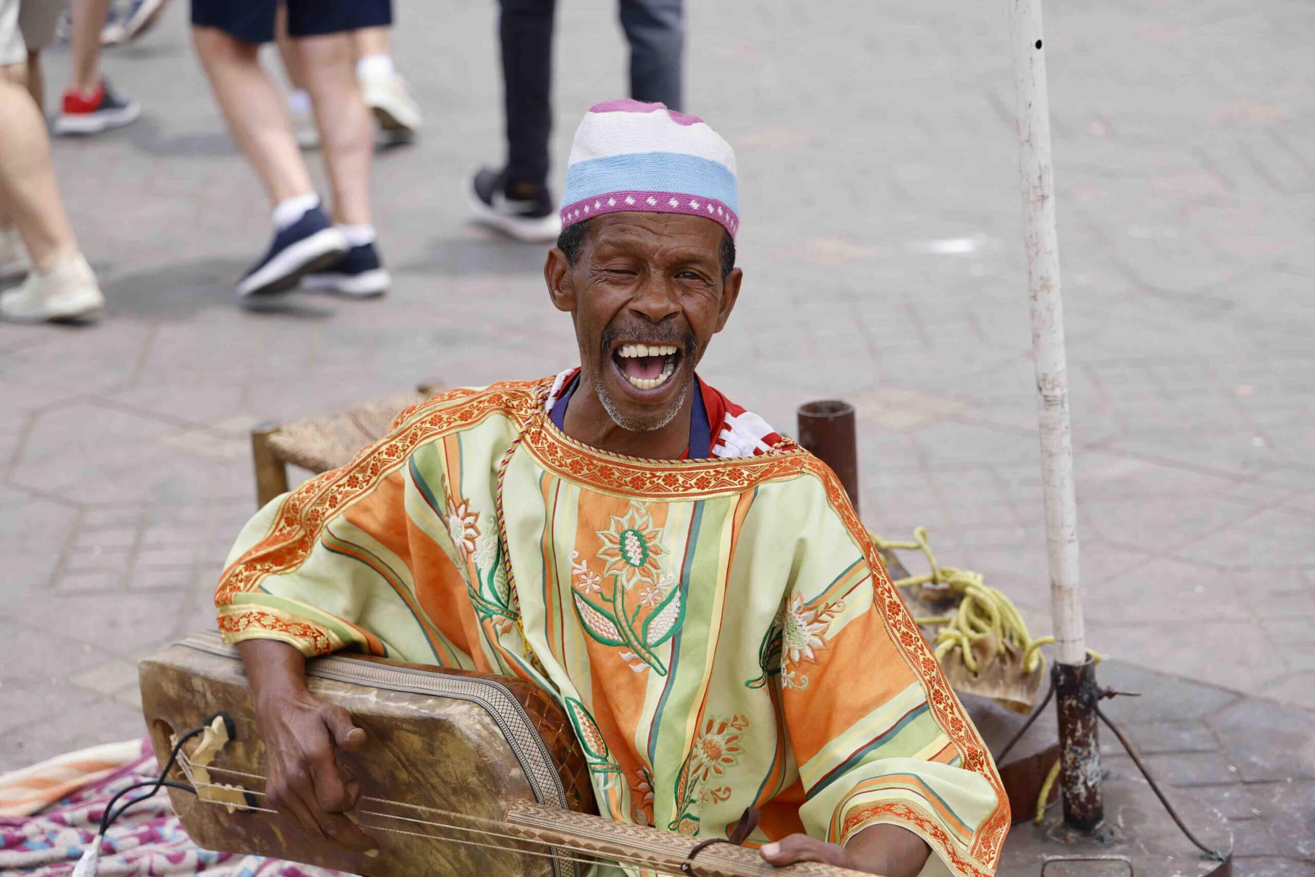 performer Jamma El Fna Marrakech