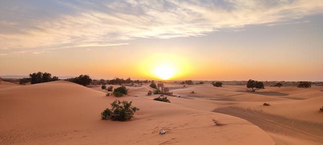 dunes in Merzouga desert