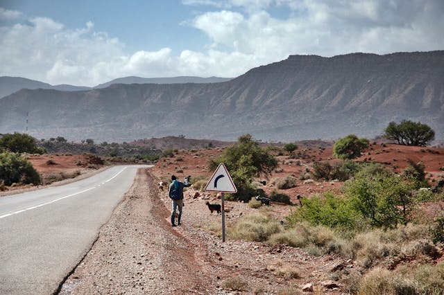 road in agadir